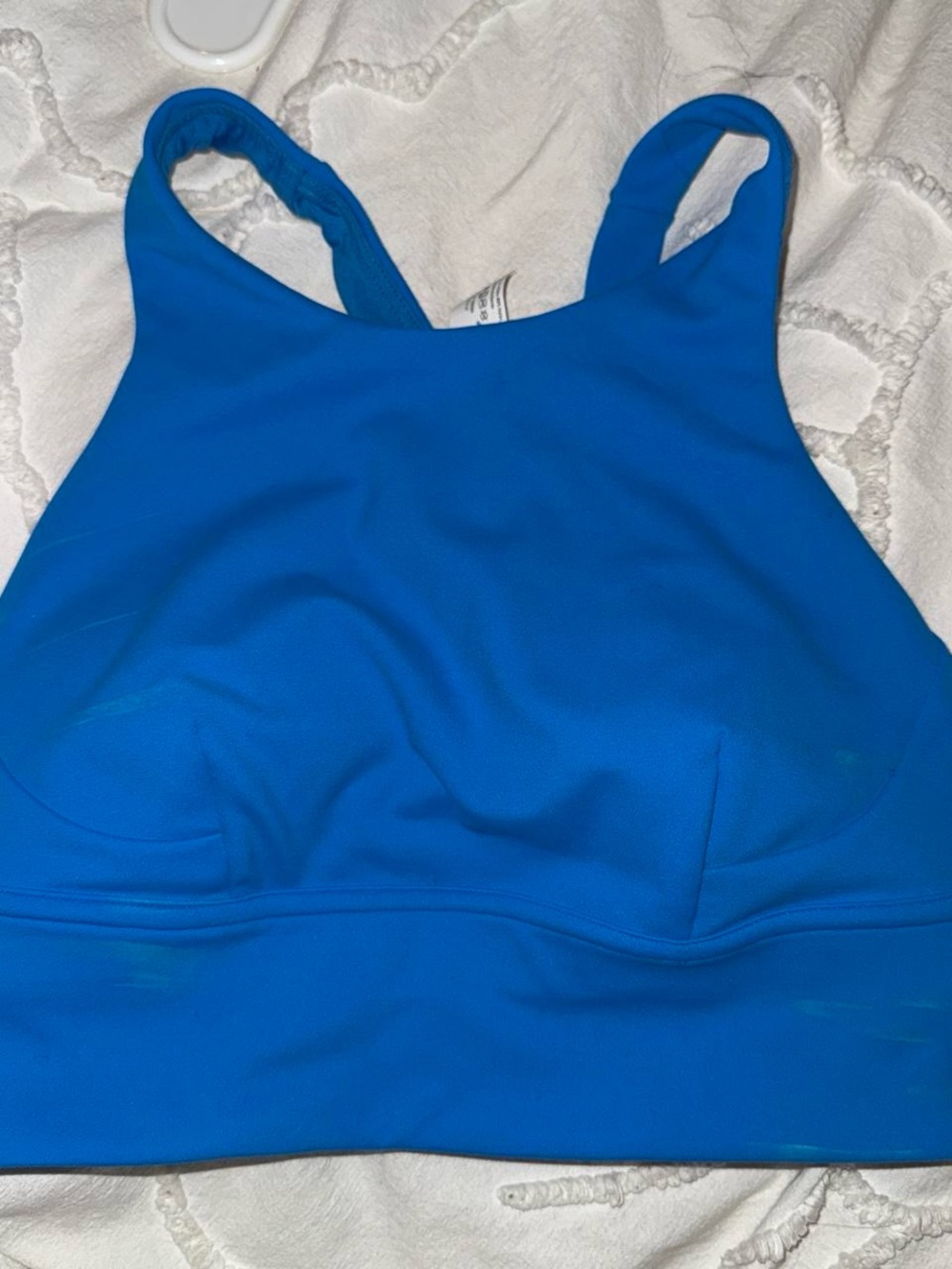 lululemon athletica Electric Blue High-Neck Sports Bra
